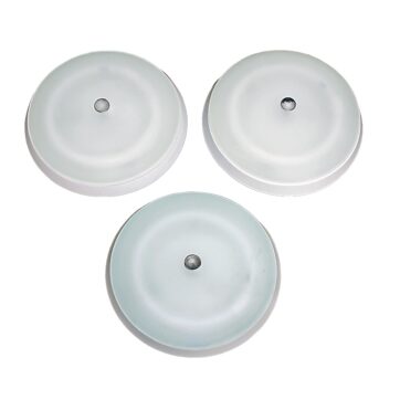 Serie de 3 plafones o apliques