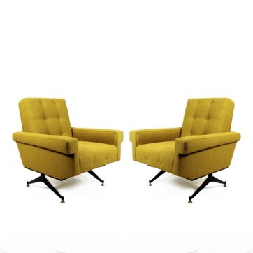 Pareja de sillones capitoné - Italia 1960