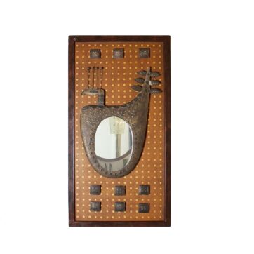 Panel decorativo con espejo - Italia 1970