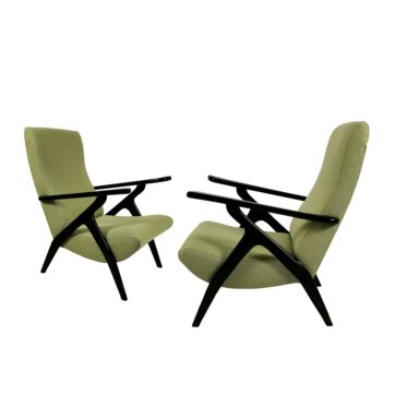 Pareja de sillones verdes - Italia 1950