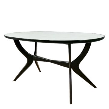 Mesa de comedor ovalada - Italia 1945-50
