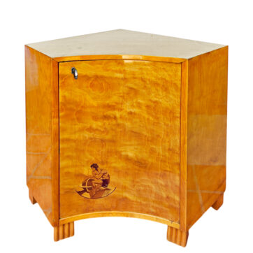 Pequeño mueble esquinero Art decó - Suecia 1930