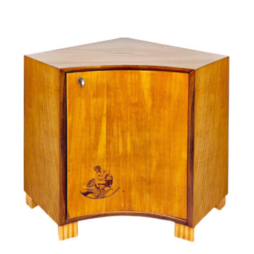 Mueble esquinero Art Decó - Suecia 1930