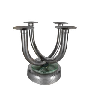 art deco candlesticks