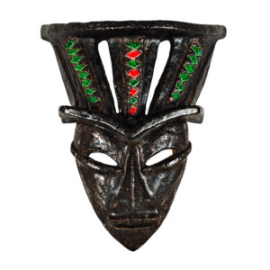mask wall light linès art deco
