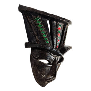 mask wall light linès art deco