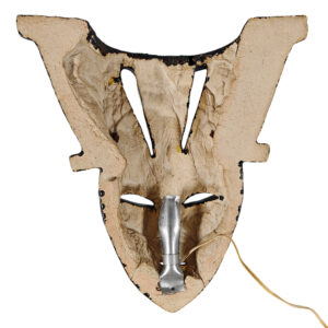 mask wall light linès art deco