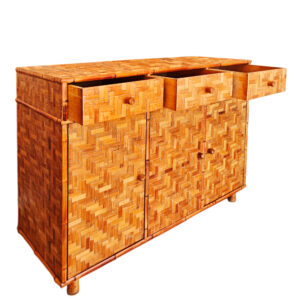 sideboard bamboo italy 1970